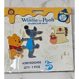 2025 Disney Parks Winnie The Pooh Hundred Acre Wood Pin Series 6/12 Woozle Set L